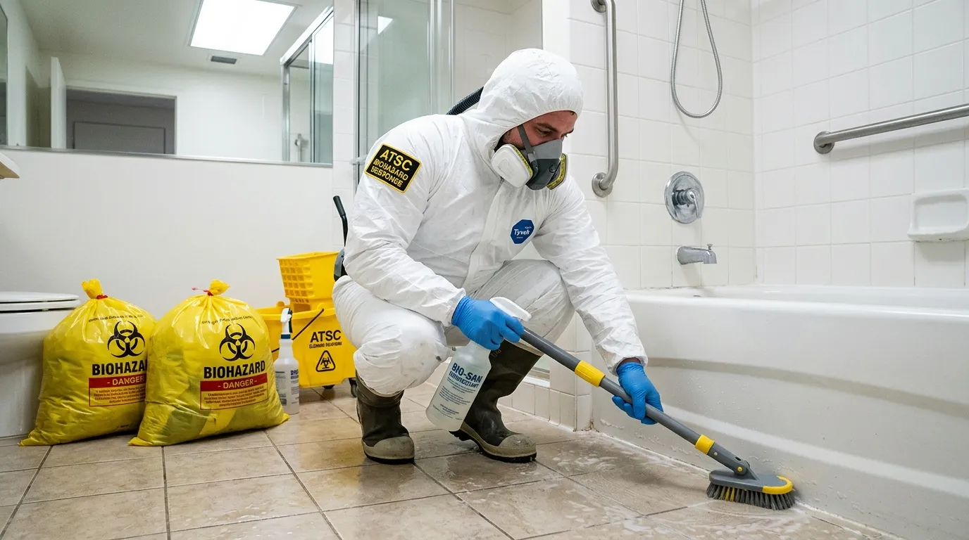 Decontamination equipment deployed for Blood Cleanup in East Flatbush